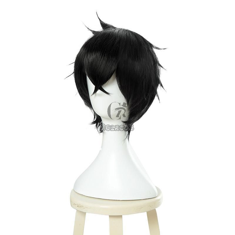 The Rising of the Shield Hero Naofumi Iwatani Black Short Cosplay Wigs