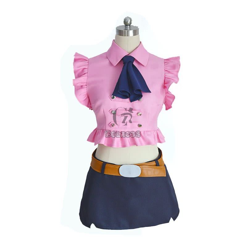 The Seven Deadly Sins no Taizai Elizabeth Liones Cosplay Costume Women Full Sets