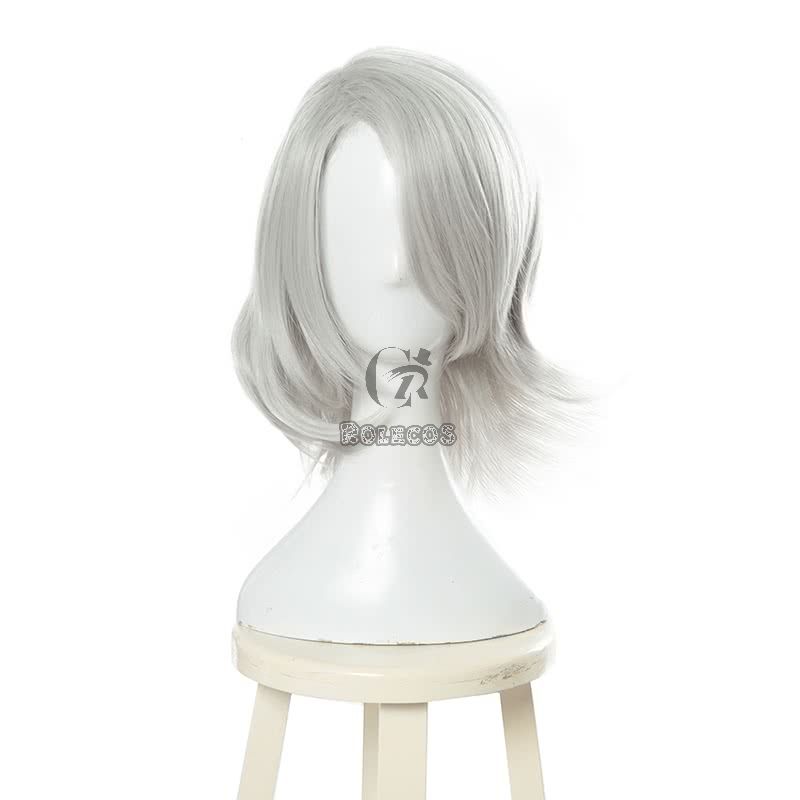 Tokyo Ghoul Juzo Suzuya Curly White Cosplay Wig