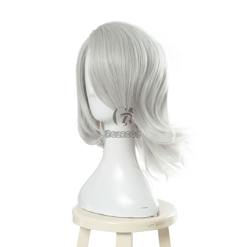 Tokyo Ghoul Juzo Suzuya Curly White Cosplay Wig