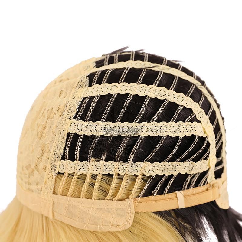 Tokyo Revengers Chifuyu Matsuno Blond Mixed Black Short Cosplay Wigs