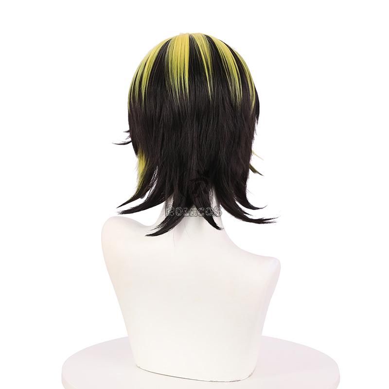 Tokyo Revengers Hanemiya Kazutora Blond Mixed Black Cosplay Wigs