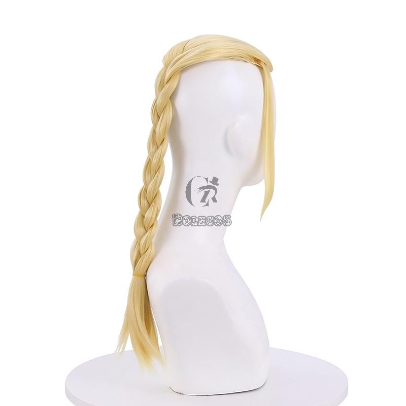 Tokyo Revengers Ryuuguuji  Ken Blond Long Braid Cosplay Wigs