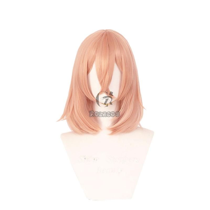 Tokyo Revengers Tachibana  Hinata Long Orange Pink Cosplay Wigs