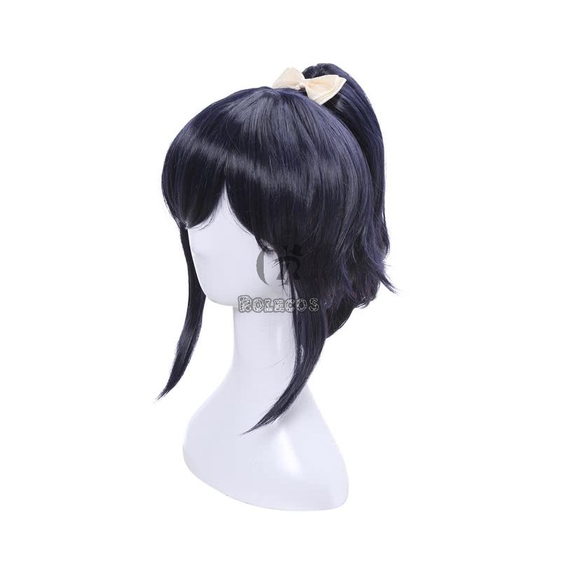 Touken Ranbu Yamatonokami Yasusada Cosplay Wigs Dark Blue Man Wigs