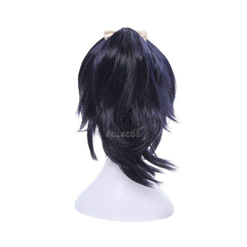 Touken Ranbu Yamatonokami Yasusada Cosplay Wigs Dark Blue Man Wigs