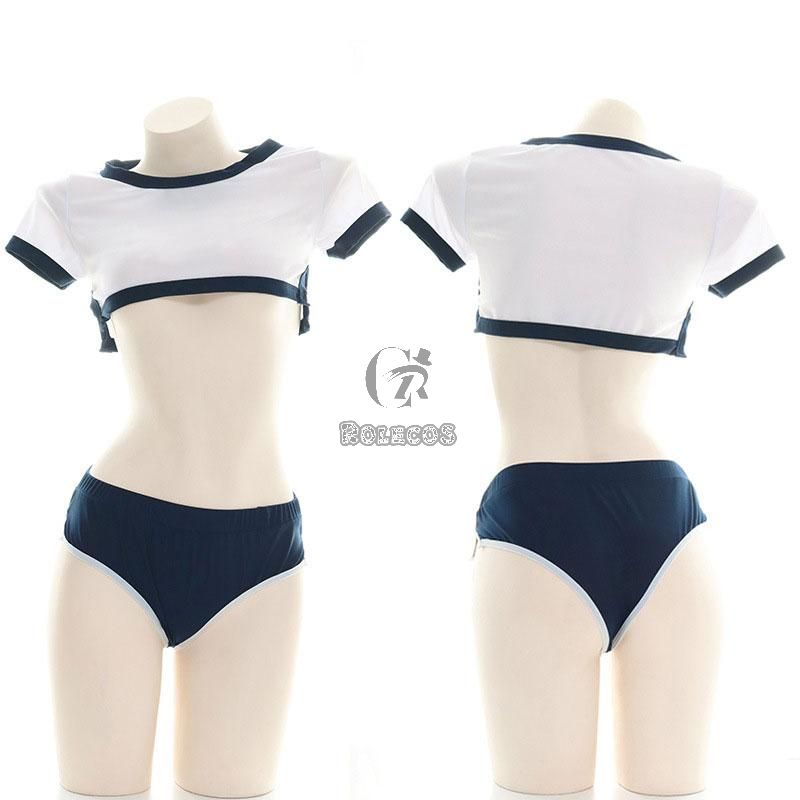 Translucent Sexy Student Uniform Cosplay Costume