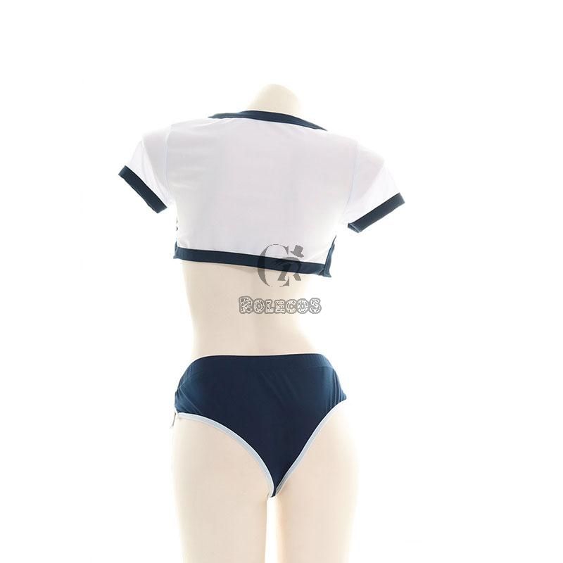 Translucent Sexy Student Uniform Cosplay Costume