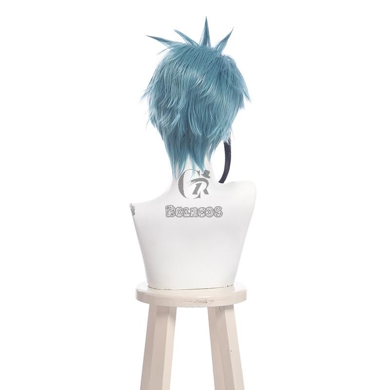 Twisted Wonderland Jade Leech Twins Teal Ice Blue Cosplay Wigs