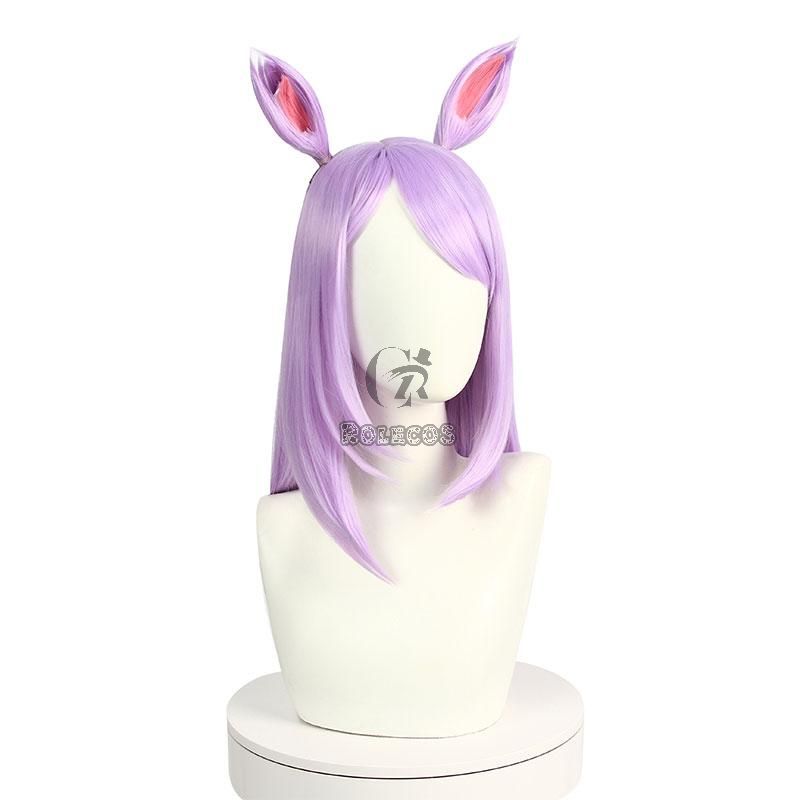 Uma Musume Pretty Derby Mejiro McQueen Purple Cosplay Wigs With Ears