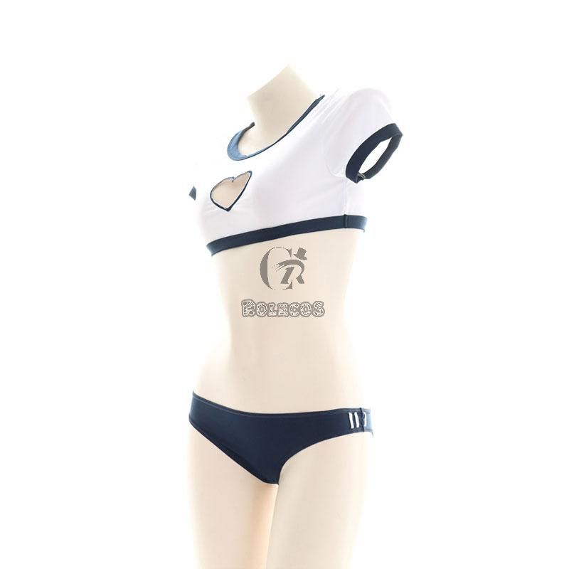Uniform Underwear Love Hollow Cosplay Costume With Bunny Tail