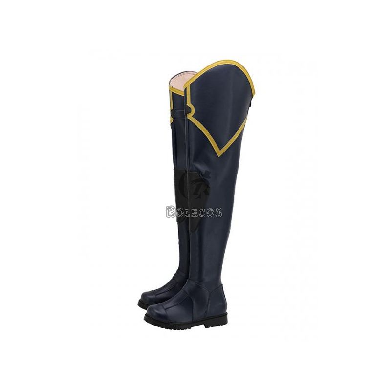Valorant Viper Deep Blue Shoes Cosplay Boots