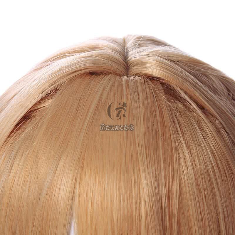 Anime Violet Evergarden Violet Evergarden Synthetic Short Blonde Cosplay Wigs