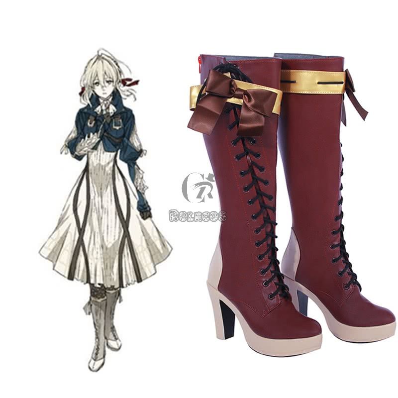 Violet Evergarden Evergarden  Violet  Anime Cosplay shoes