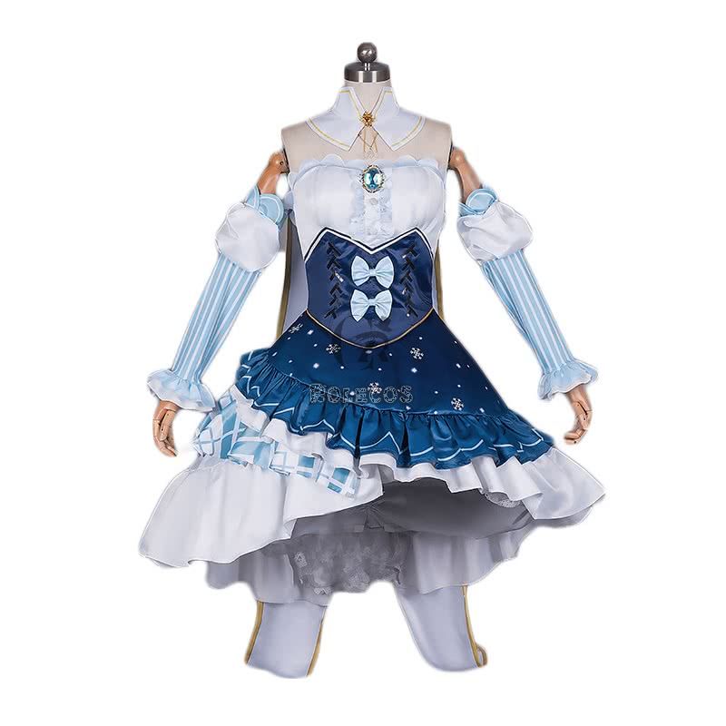 Vocaloid 2019 Hatsune Miku Star and Snow Princess Cosplay Costumes