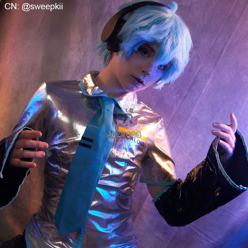 Vocaloid Hatsune Miku Mikuo Male Cosplay Costume