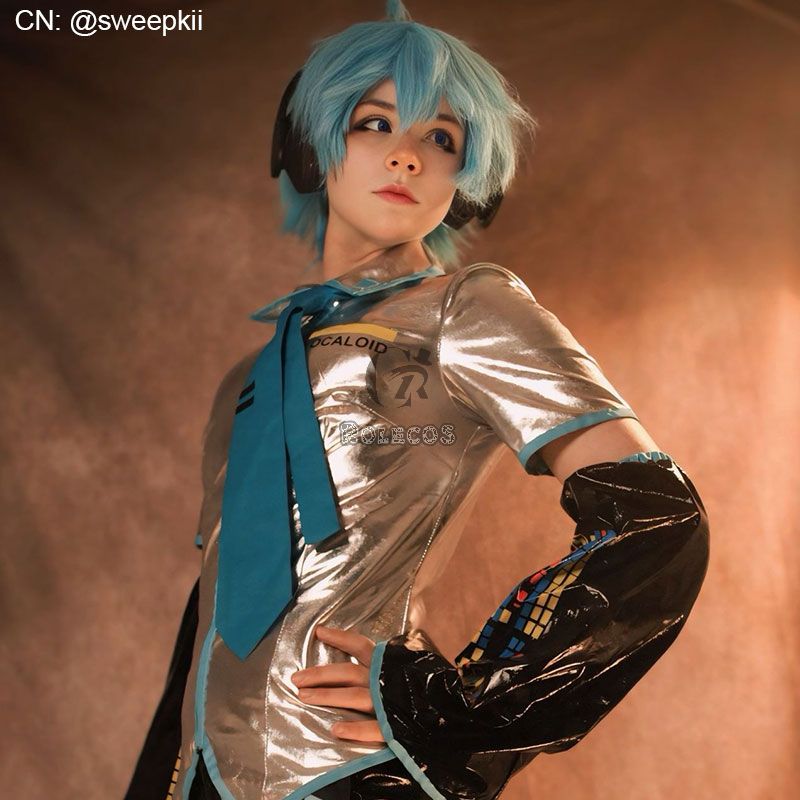 Vocaloid Hatsune Miku Mikuo Male Cosplay Costume