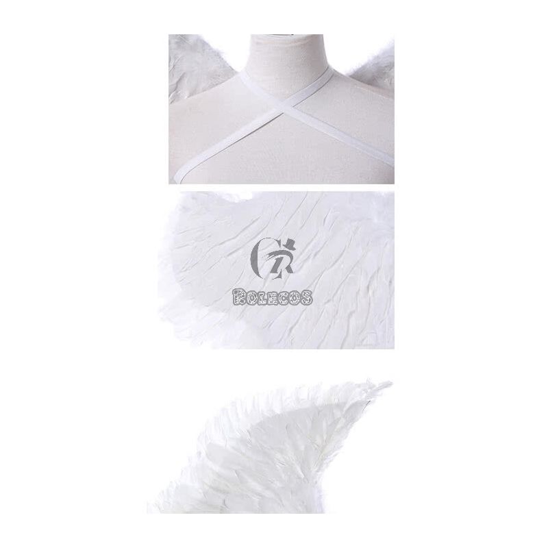 White Good Quality Anime Cosplay Wings