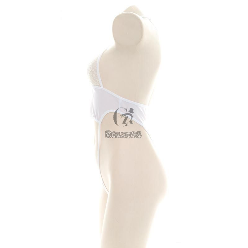 White Sexy Lace Bodysuit Underwear Cosplay Costume