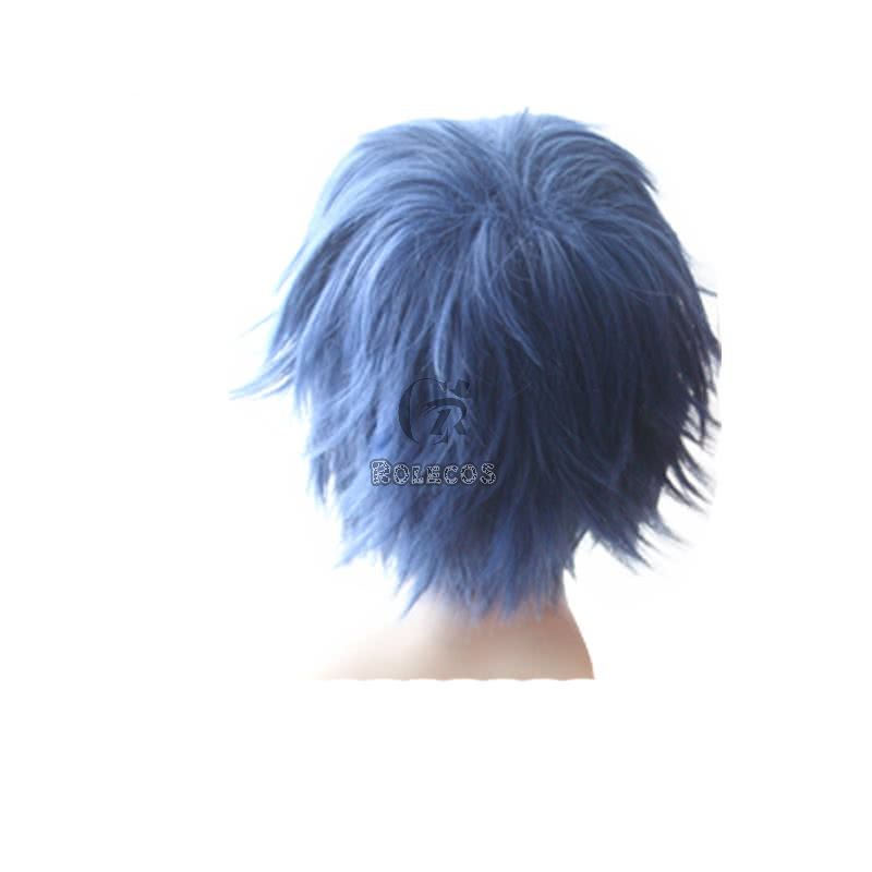  WotaKoi Love is Hard for Otaku Hirotaka Nifuji 45cm Blue Short Men Synthetic Cosplay Wig