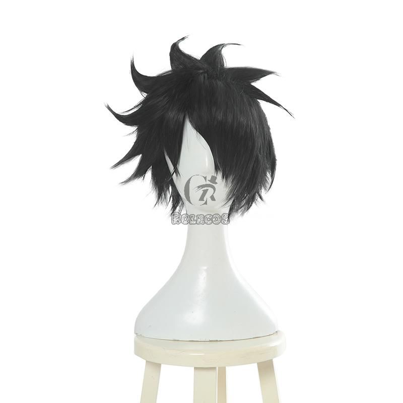 Yakusoku no Neverland Ray Black Short Cosplay Wigs