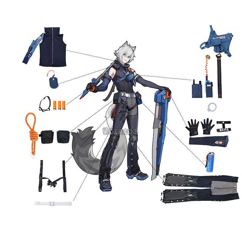 Zenless Zone Zero Seth Lowell Cosplay Costume