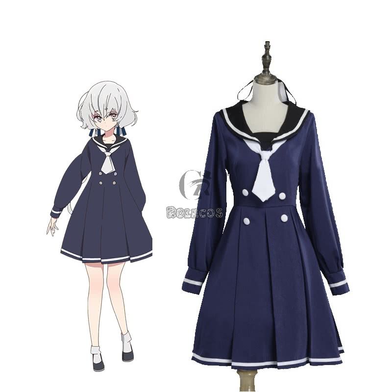 ZOMBIE LAND SAGA Konno Junko Uniform Dress Cosplay Costume