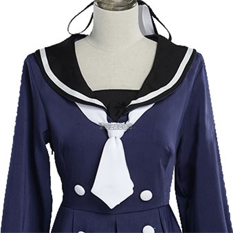 ZOMBIE LAND SAGA Konno Junko Uniform Dress Cosplay Costume