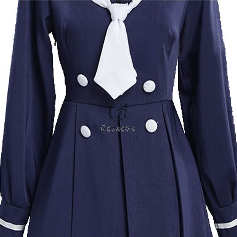 ZOMBIE LAND SAGA Konno Junko Uniform Dress Cosplay Costume