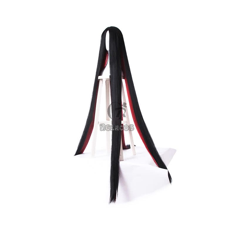 Land of the Lustrous Bort Very Long Black Mixed Red Special Anime Cosplay Wigs