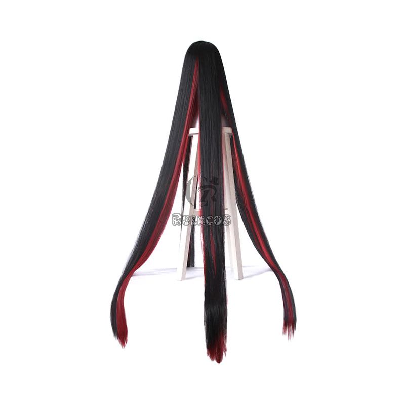 Land of the Lustrous Bort Very Long Black Mixed Red Special Anime Cosplay Wigs