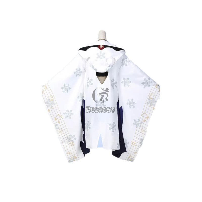 Vocaloid Hatsune Miku snow 2018 White Cosplay Costume