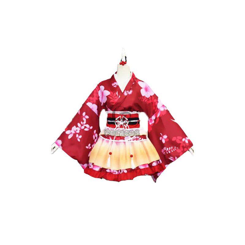 Love Live Kousaka Honoka Kimono Anime Cosplay Costumes