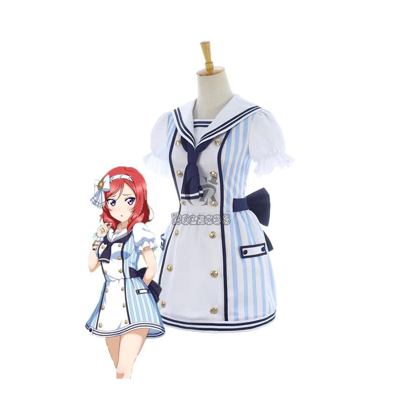 Love Live Pirate Set Maki Nishikino Cute Dress AnimeCosplay Costumes