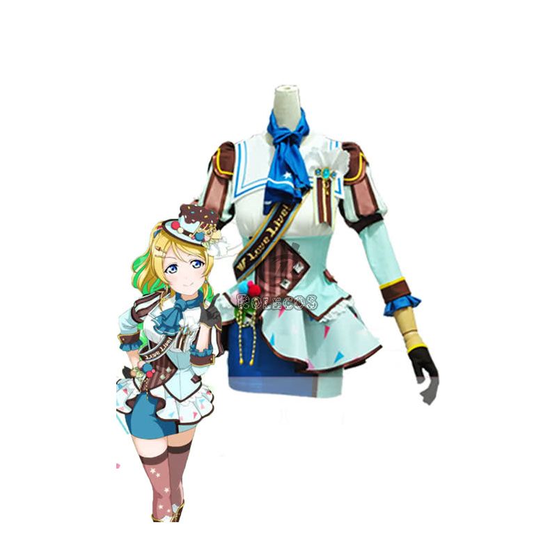 Love Live! Ice Awake Ayase Eli Anime Cosplay Costumes