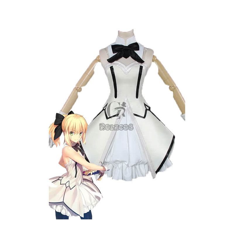 FateGrandOrder Saber Lily Anime Cosplay Costumes