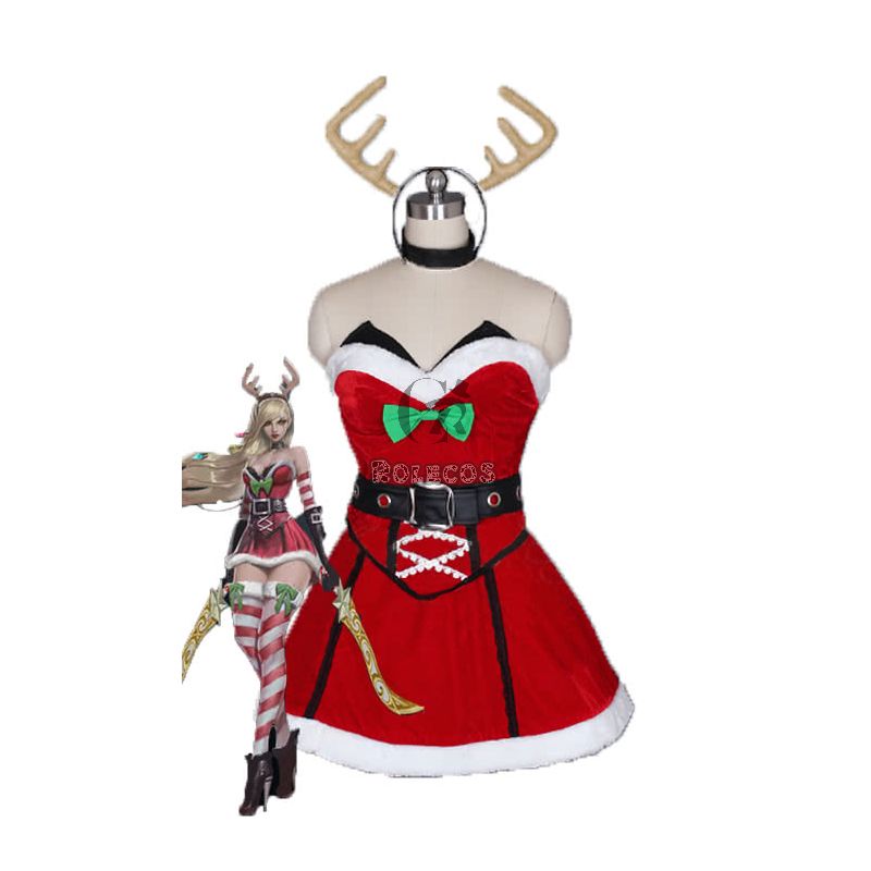 LOL Katarina Du Couteau Game Cosplay Christmas Costumes