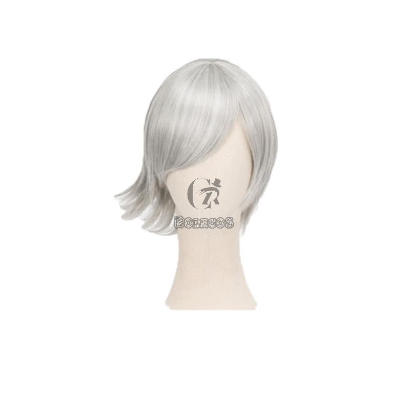 Land of the Lustrous Houseki no Kuni Goshenite Short Gray Cosplay Wigs