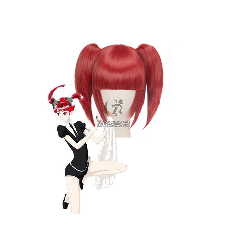 Land of the Lustrous Houseki no Kuni Red Beryl Red Three Style Cosplay Wigs