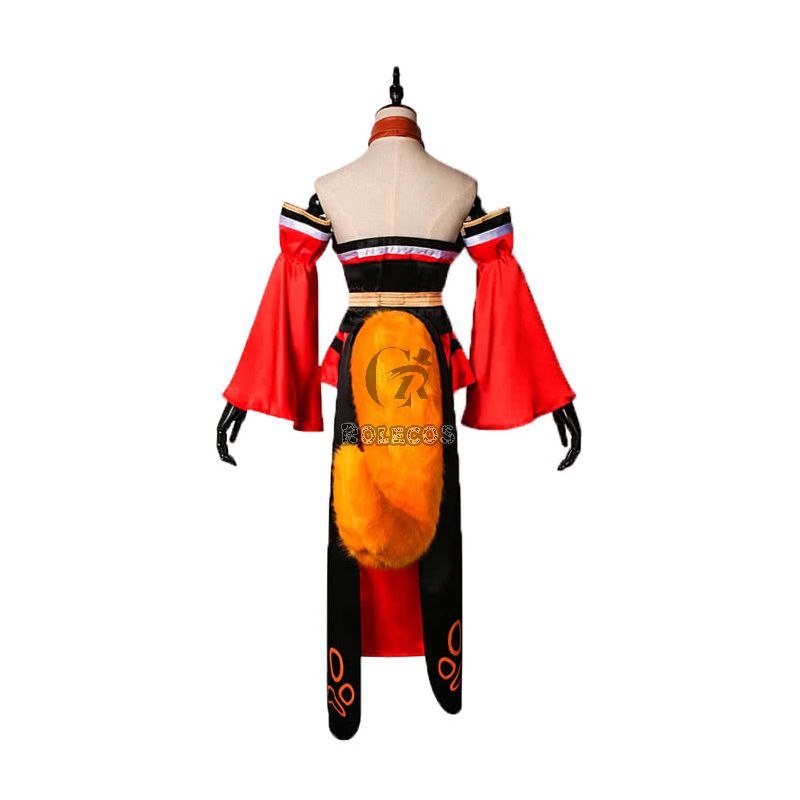 Fate Grand Order Servant Tamamo-no-Mae Cosplay Costumes