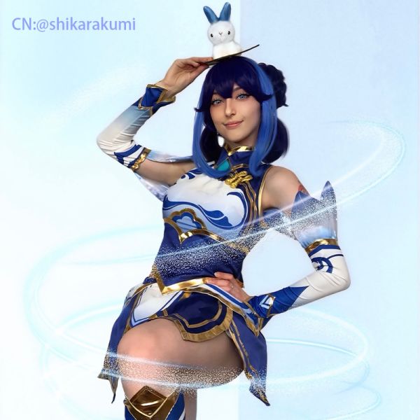 LOL League Of Legends Porcelain Lux Cosplay Costume Fullset