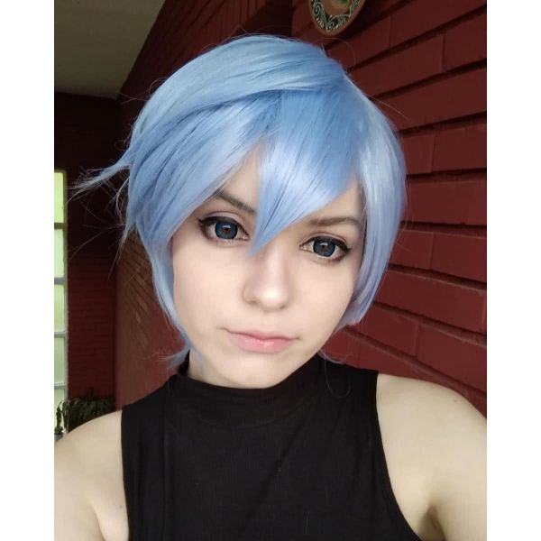 EVA Ayanami Rei Short Light Blue Cosplay Wigs