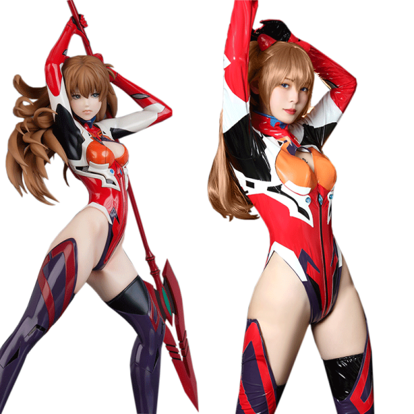 EVA Asuka Langley SHIKINAMI Combat Suit Cosplay Costume