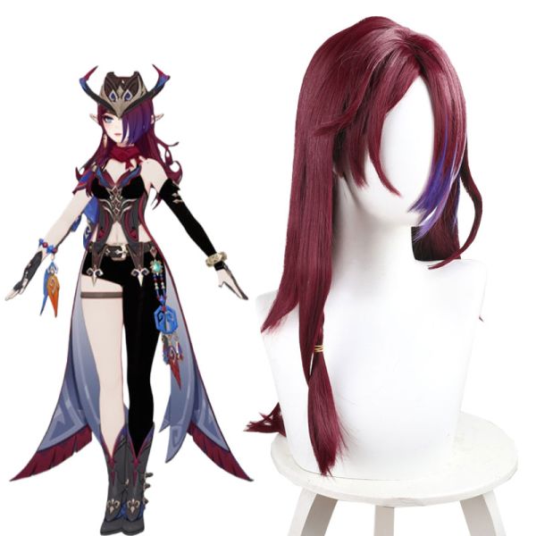 Genshin Impact Chasca Natlan Cosplay Wig