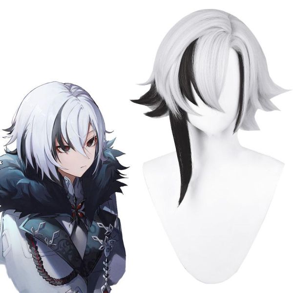 Genshin Impact Eleven Fatui Harbingers The Knave Arlecchino Cosplay Wigs