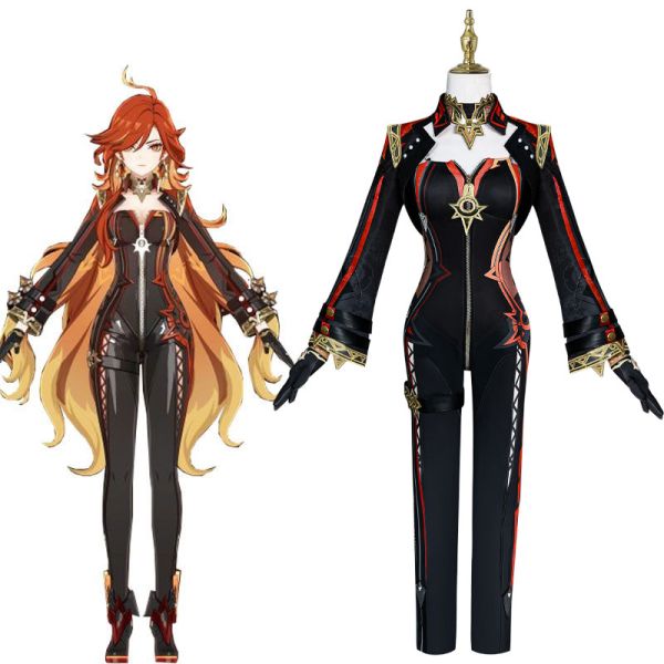 Genshin Impact Mavuika Cosplay Costume Halloween Costume — Standard Edition
