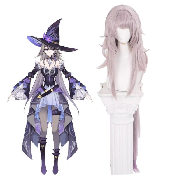 Honkai: Star Rail Sra. Herta Cosplay Wig