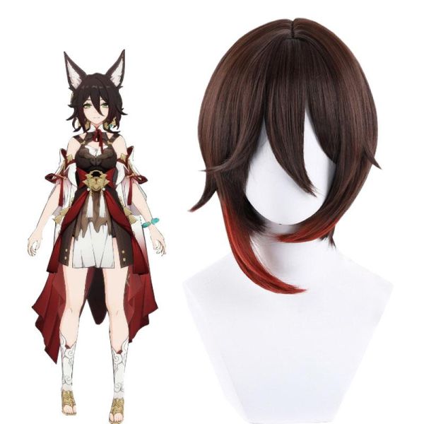 Honkai: Star Rail Tingyun Gradient Ponytail Cosplay Wigs