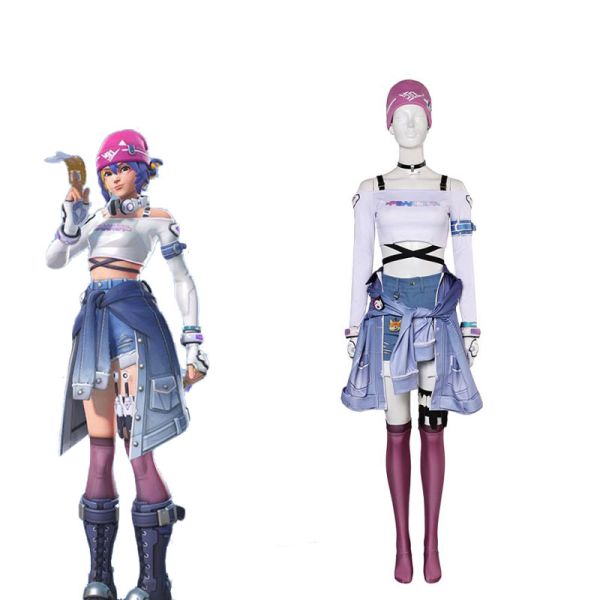 LE SSERAFIM Overwatch Kiriko Cosplay Costume