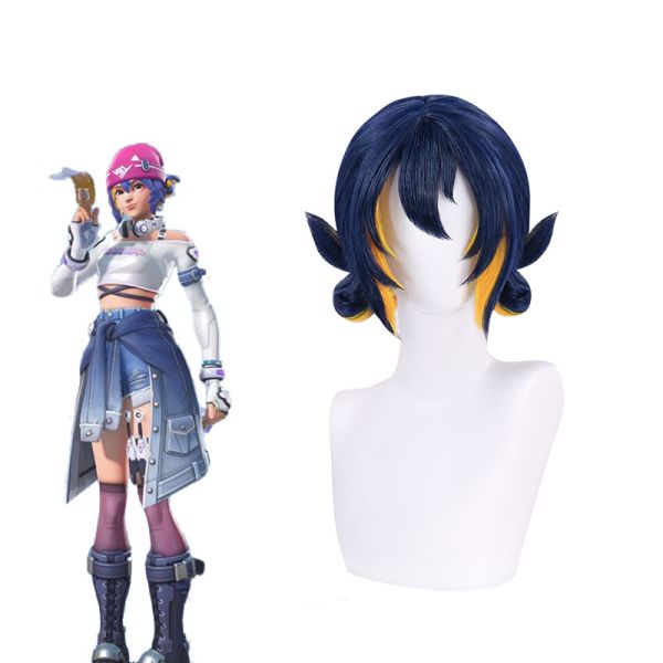 LE SSERAFIM Overwatch Kiriko Cosplay Wigs